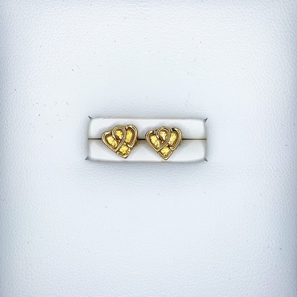 Intertwined Heart Earrings
